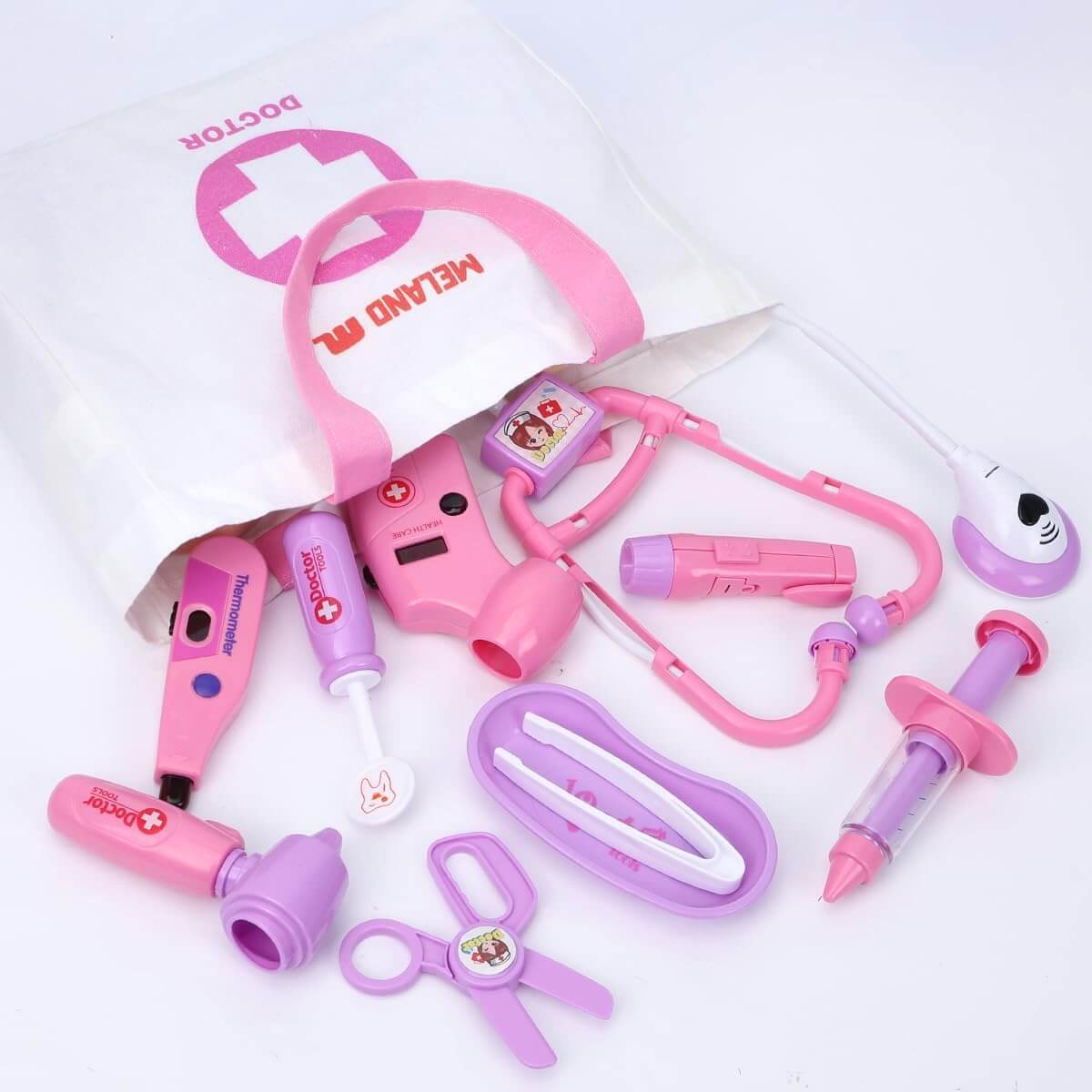 Doctor Play Set for Girls – Stethoscope Toy & Dress-Up Costume Doctor Kit for Fun and Learning