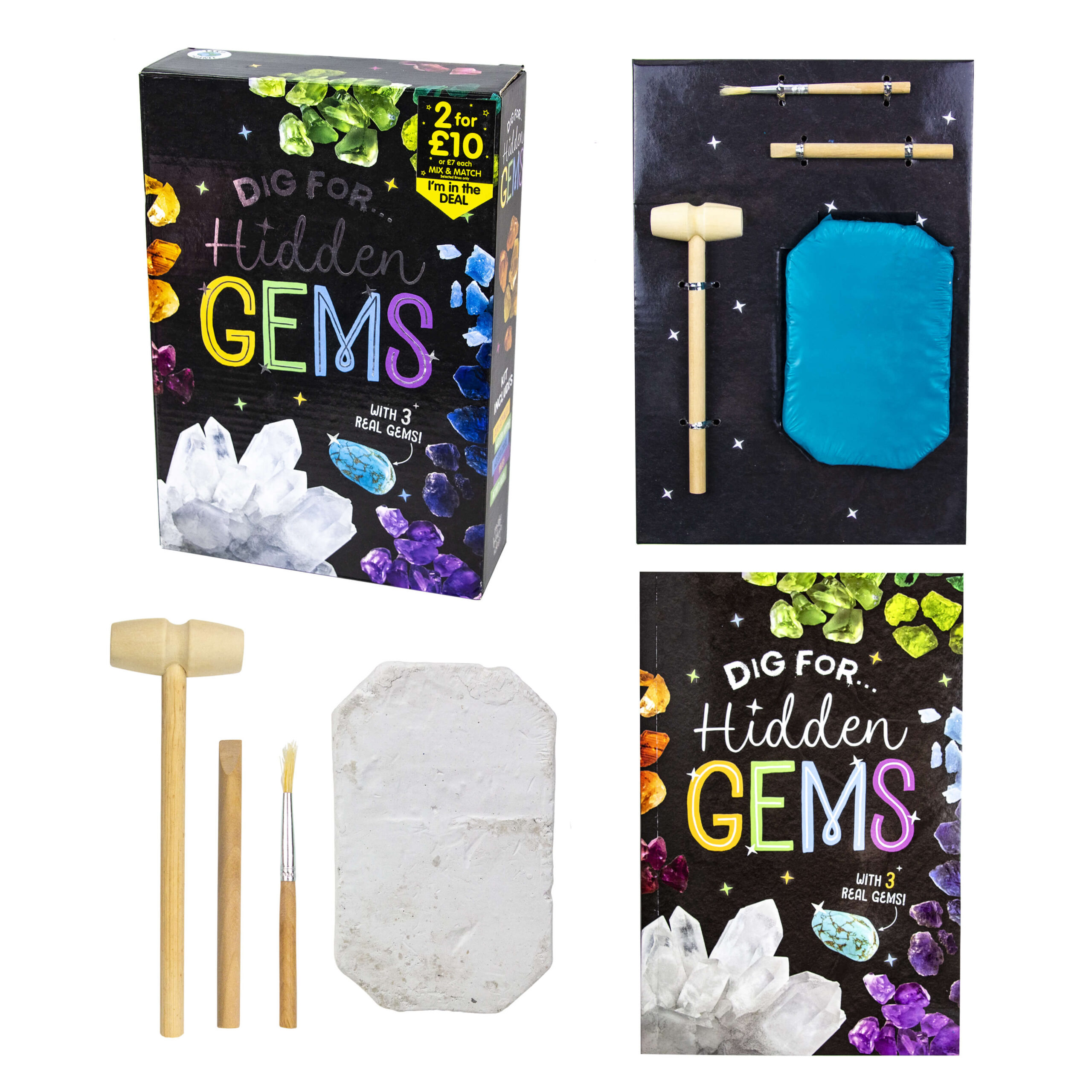 Fun Gem Mining Game Kit for Kids – DIY Digging Tools & Educational Adventure Play Set