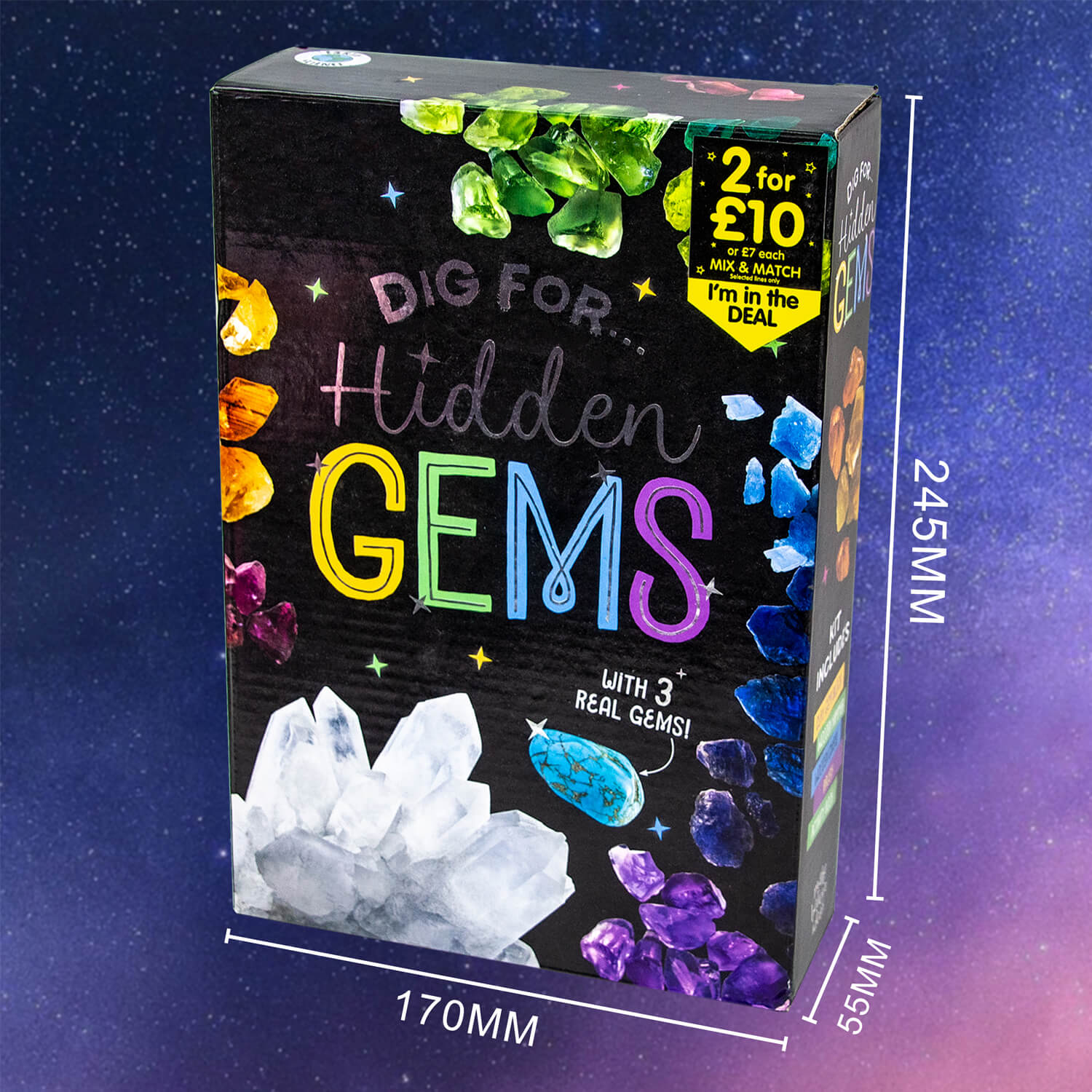 Fun Gem Mining Game Kit for Kids – DIY Digging Tools & Educational Adventure Play Set