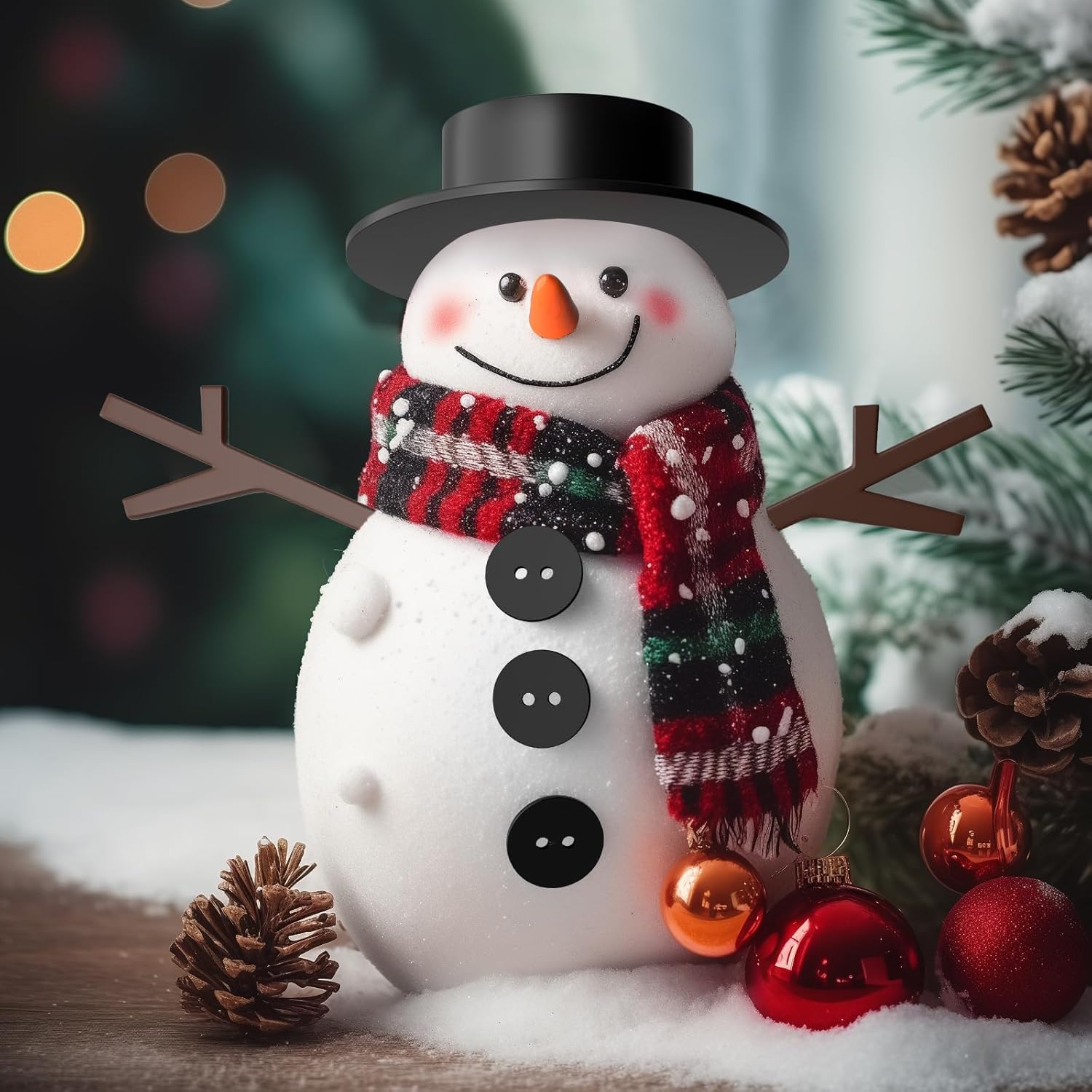 DIY Snowman Decoration Accessories Kit – Creative Holiday Craft Set for Kids & Christmas Decor