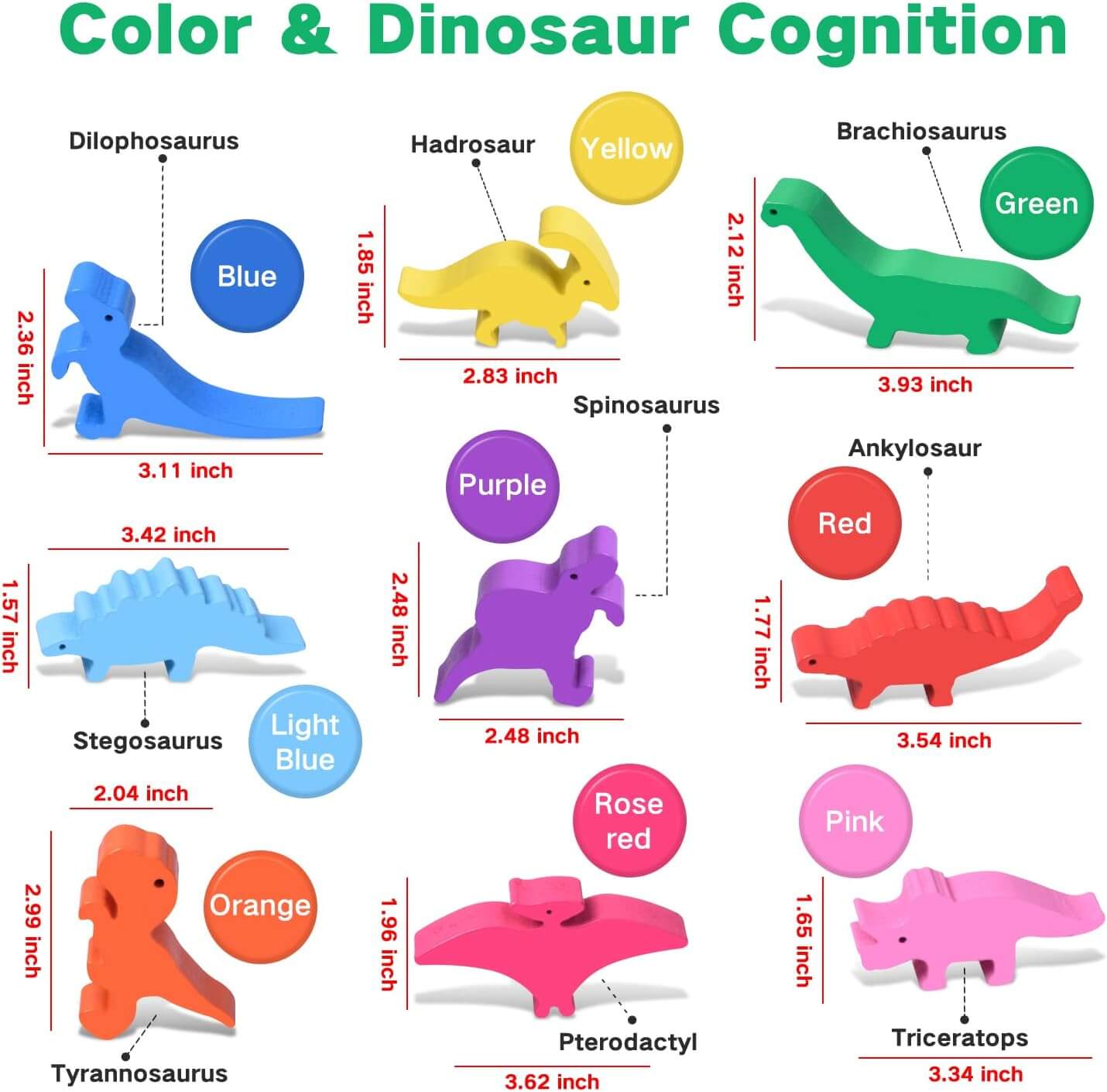 Dinosaur-Shaped Balance Building Block Set for Kids – Creative STEM Toy for Balance & Coordination