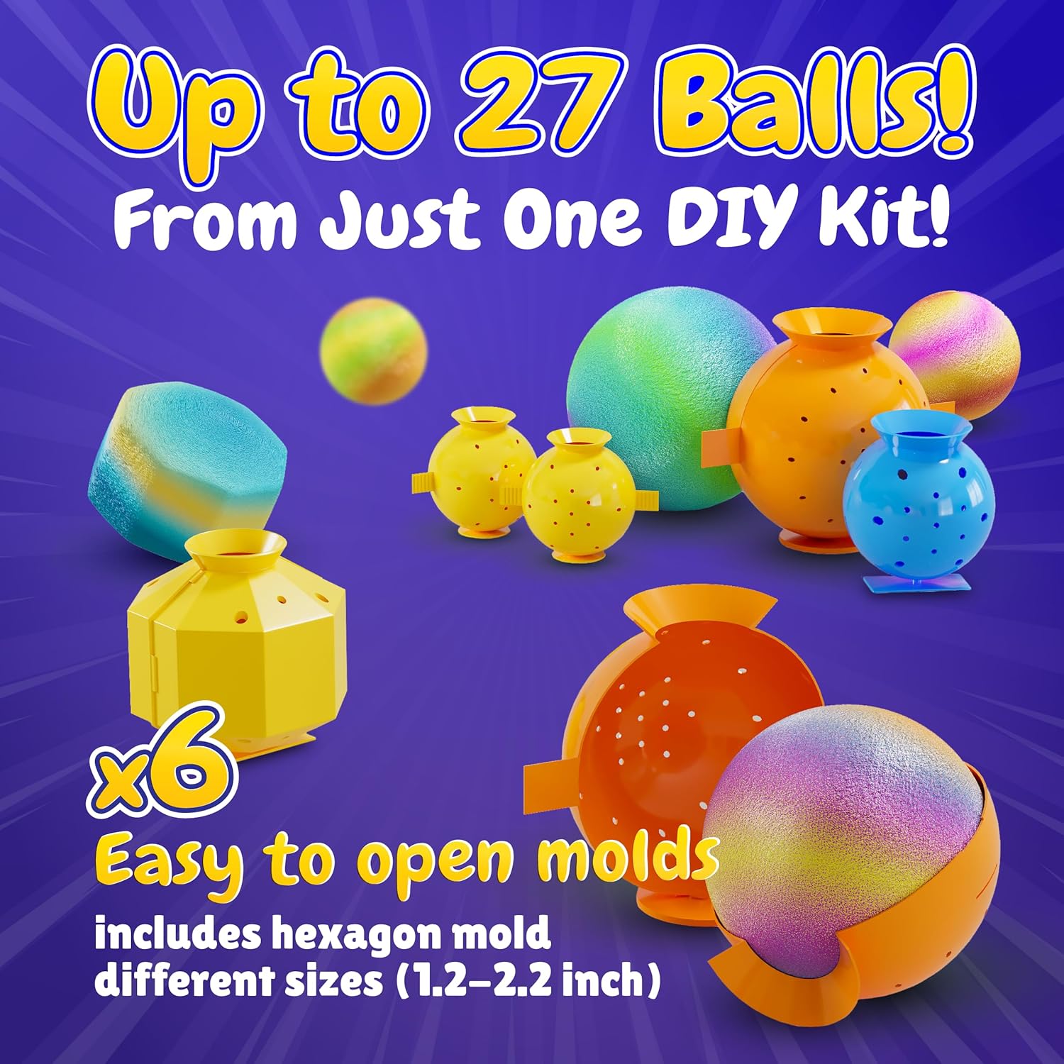 DIY Bouncy Ball Making Kit – Creative Craft Set for Kids, Fun Science Toy for Learning & Play