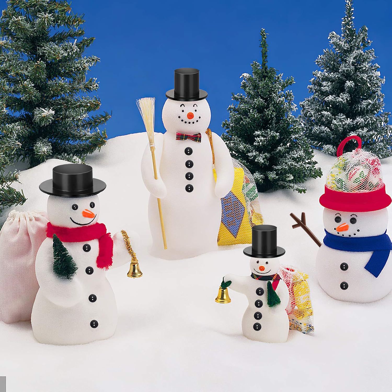 DIY Snowman Decoration Accessories Kit – Creative Holiday Craft Set for Kids & Christmas Decor