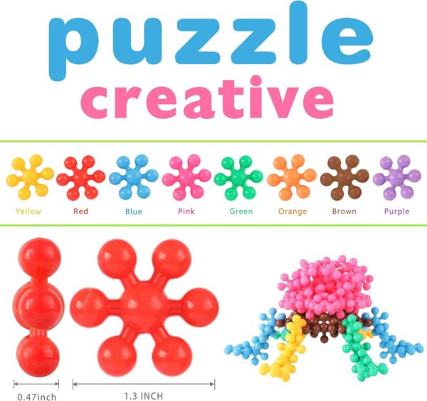 Custom Snowflake Building Blocks Set for Kids 3+:STEM Educational ...