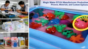 Magic Water Elf Kits are DIY educational kits with water-absorbing figurines and decorative containers.