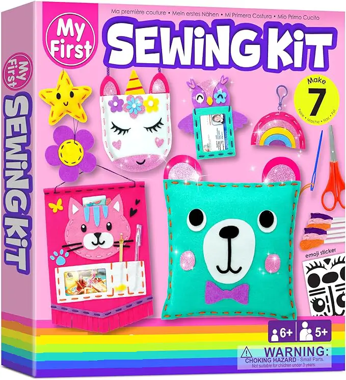 Easy DIY Unicorn Sewing Craft Kit – Arts & Crafts Set for Kids, Birthday Gift Toy