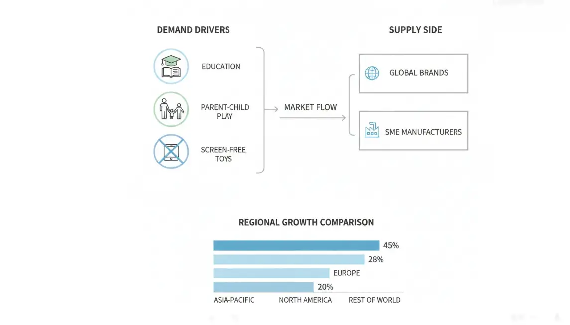 Demand drivers of Magic Water Elf Kit market including educational toys