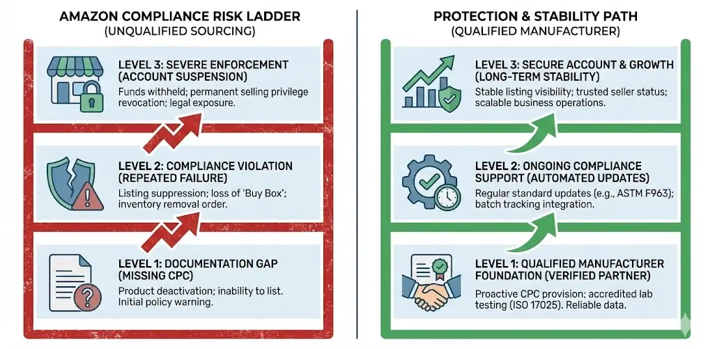 Amazon CPC documentation risk for children’s toys