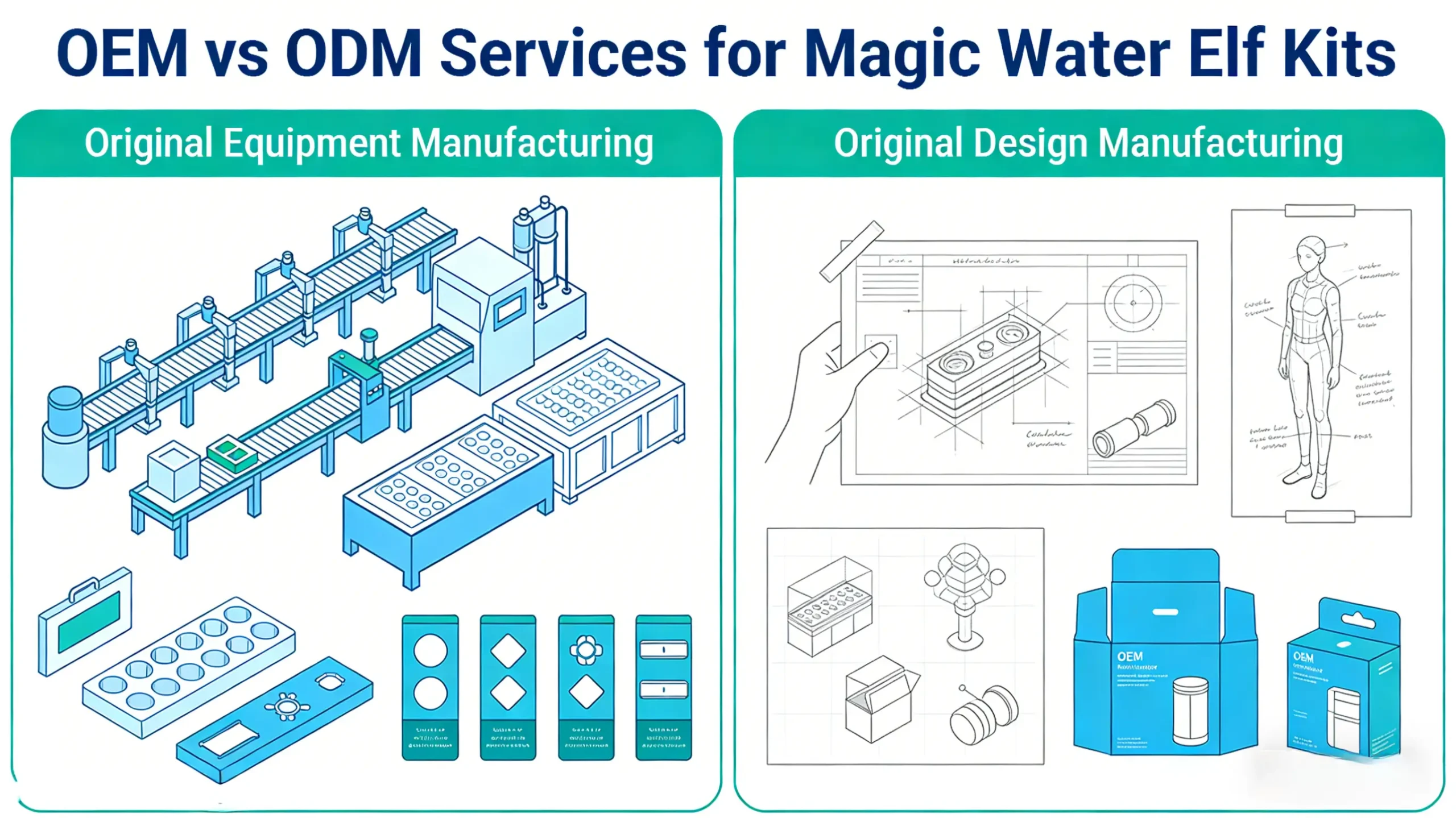 OEM vs ODM Services for Magic Water Elf Kits
