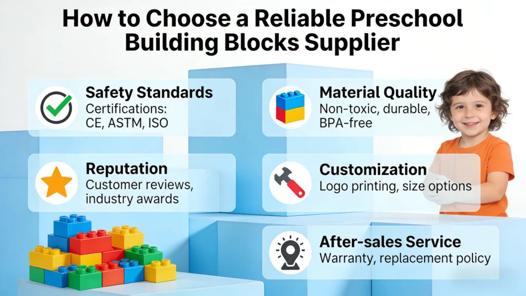 How to Choose a Reliable Preschool Building Blocks Supplier