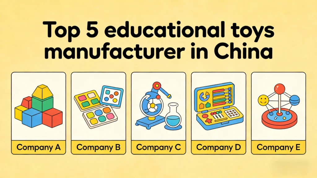 Top 5 educational toys manufacturer in China