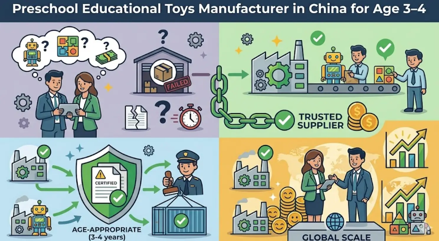 Educational Toys for 3–4 Year Olds Supplier
