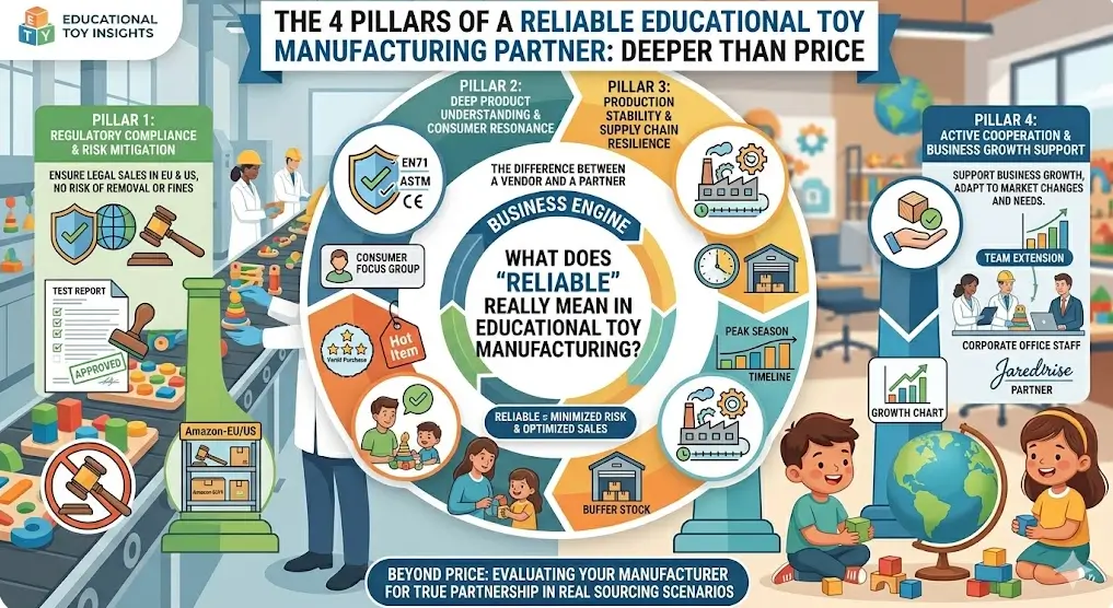 Reliable Really Mean in Educational Toy Manufacturing