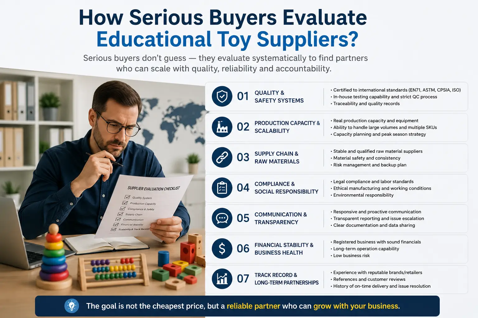 How Serious Buyers Evaluate Educational Toy Suppliers