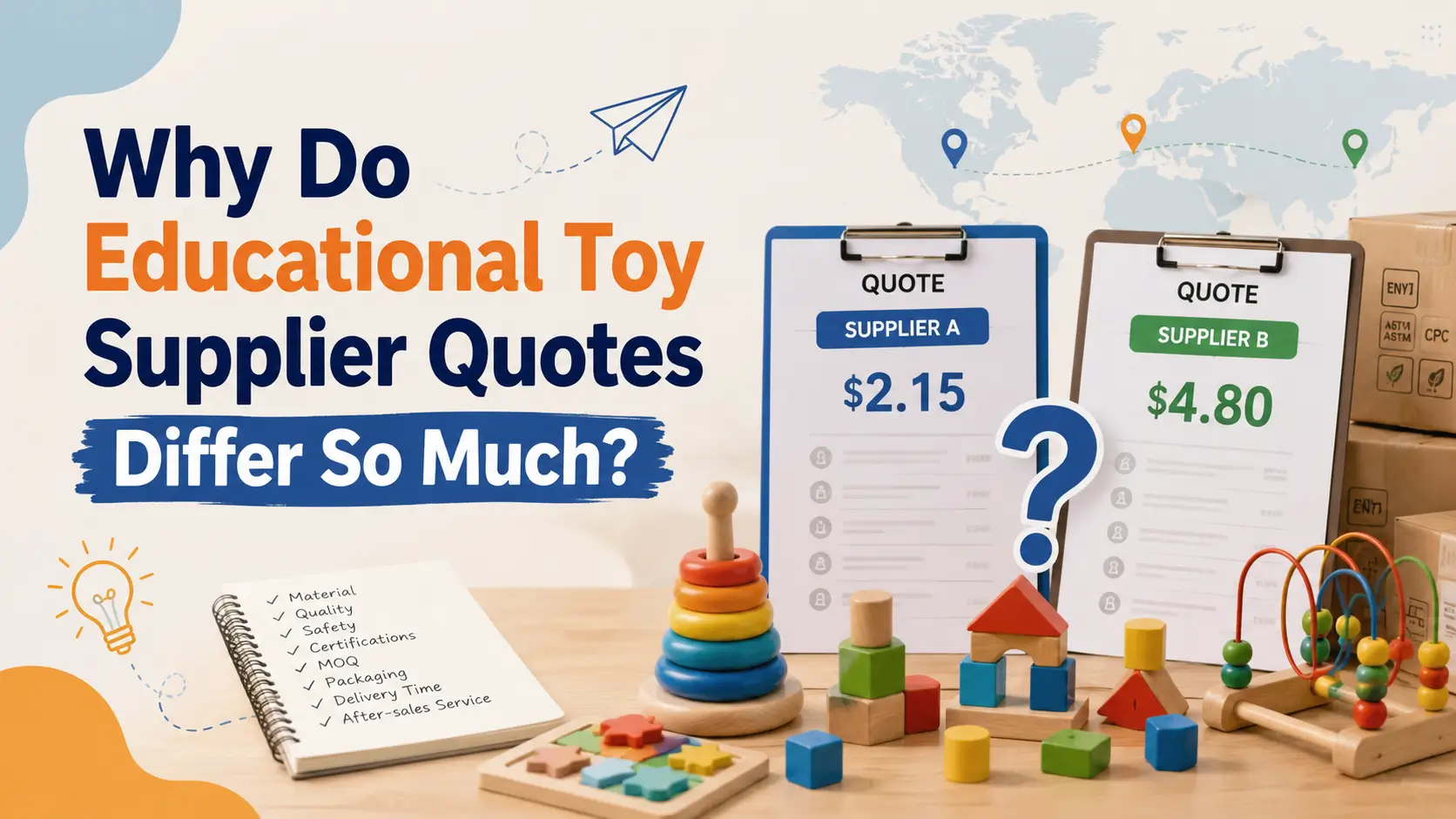 Why Do Educational Toy Supplier Quotes Differ So Much