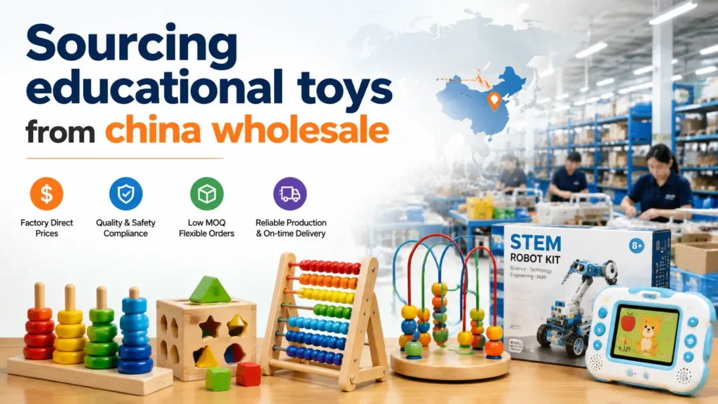 Sourcing educational toys from china wholesale