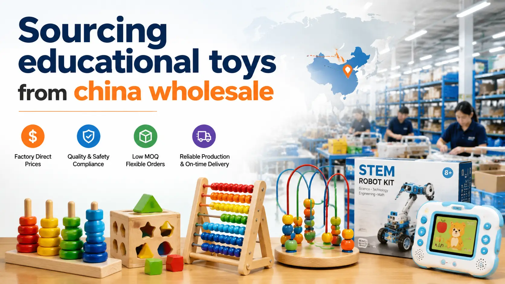 Sourcing educational toys from china wholesale