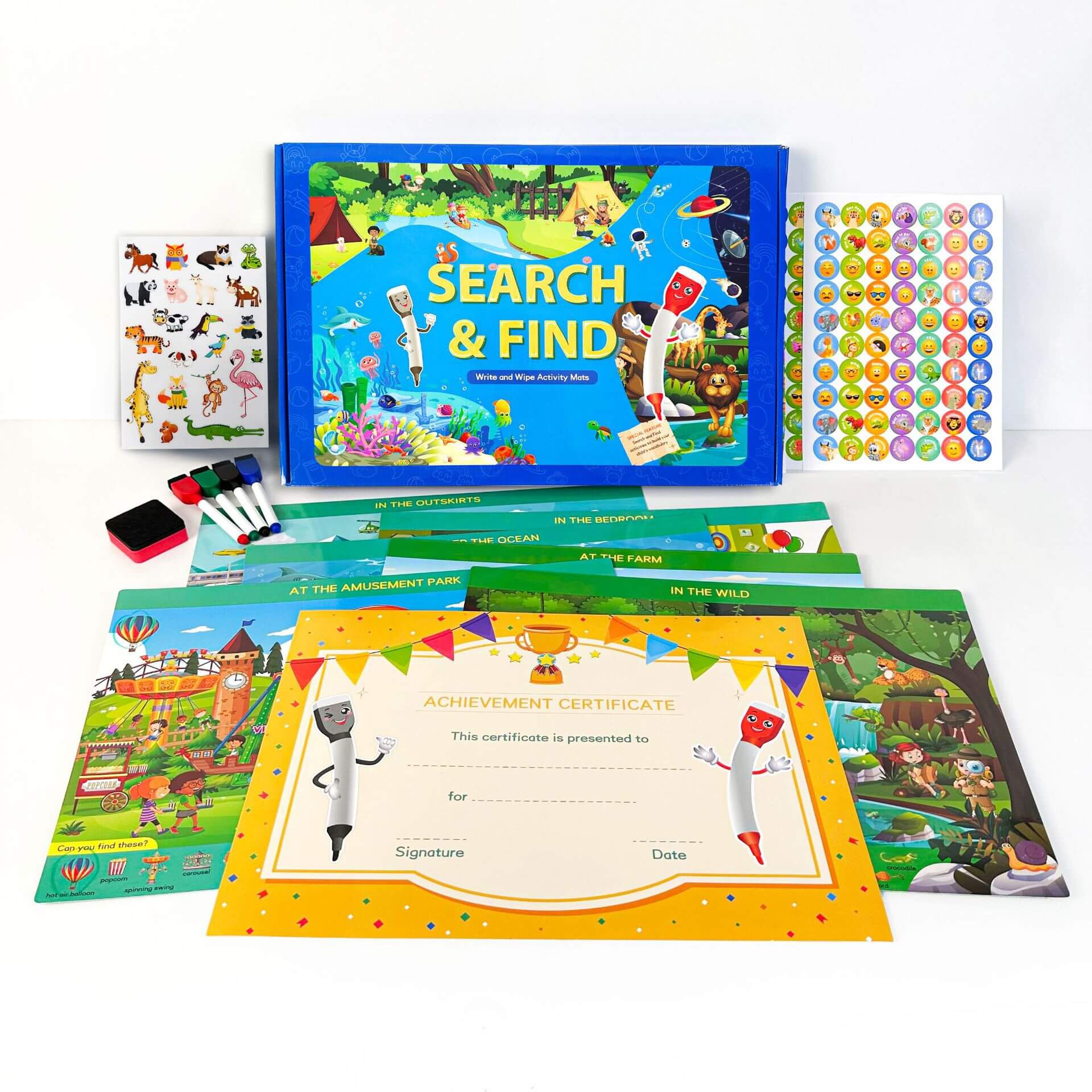 Early Learning Educational Flash Cards Preschool Cognitive Learning Cards for Toddlers & Kids