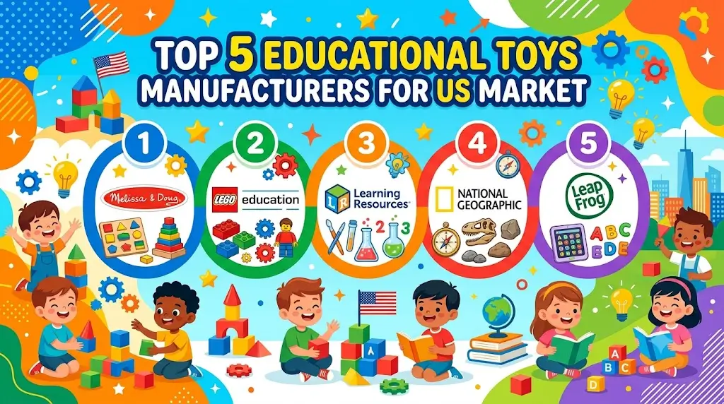 Top 5 Educational Toys Manufacturers for US Market
