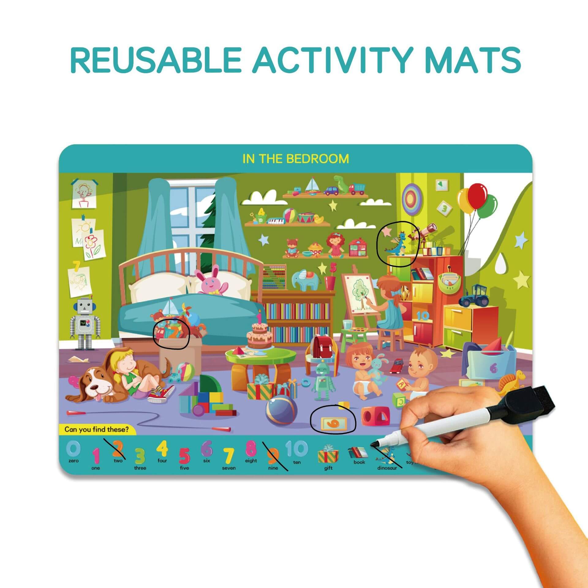 Early Learning Educational Flash Cards Preschool Cognitive Learning Cards for Toddlers & Kids