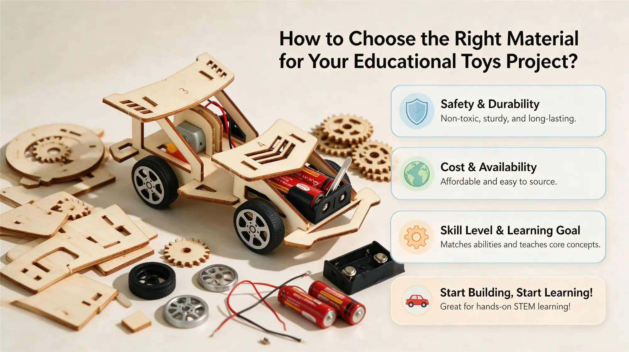 How to Choose the Right Material for Your Educational Toys Project?
