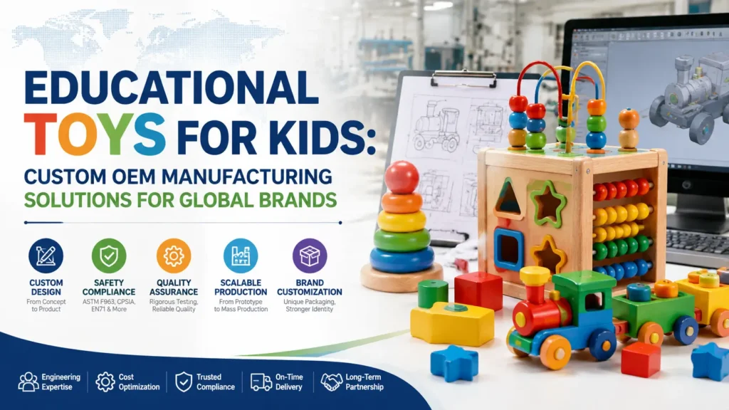 Educational Toys for Kids: Custom OEM Manufacturing Solutions for Global Brands