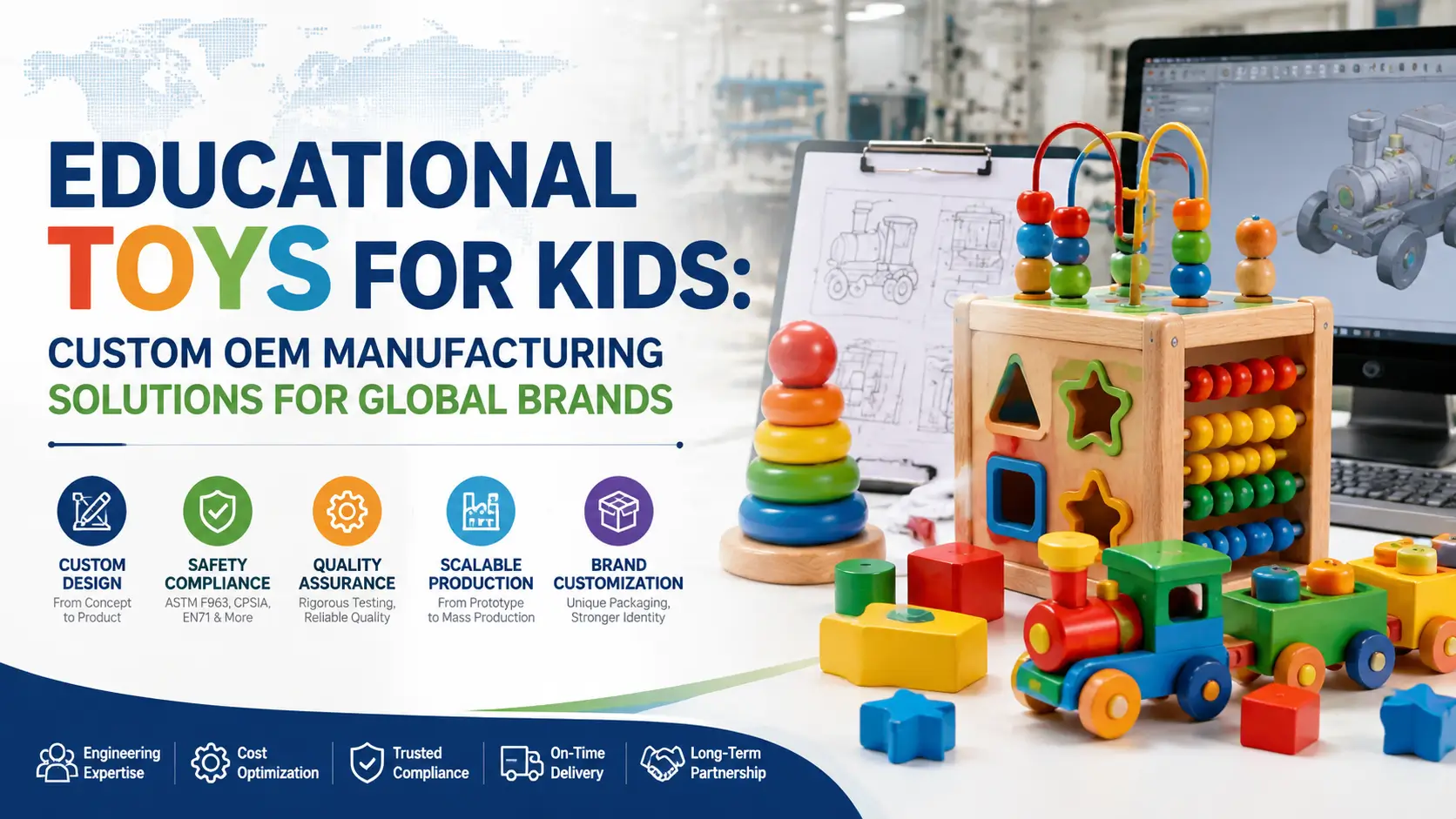Educational Toys for Kids: Custom OEM Manufacturing Solutions for Global Brands