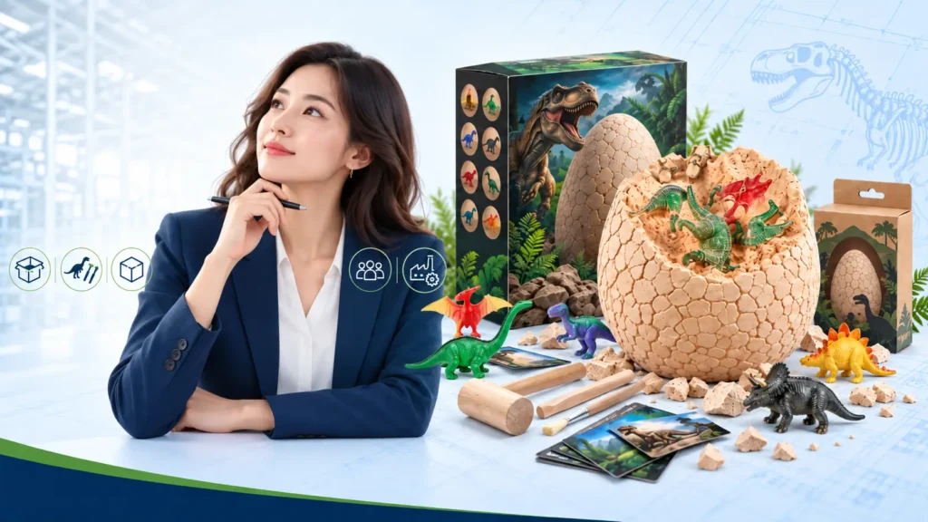 Custom Dinosaur Dig Kit Cost and MOQ