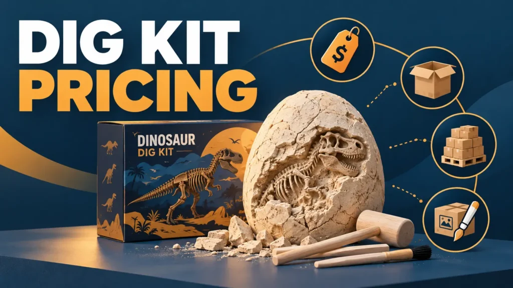 Editorial cover for Dinosaur Dig Kit Wholesale Price What Affects the Cost per Set